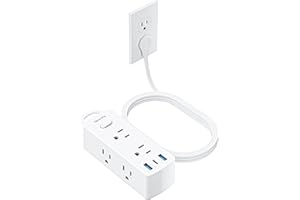 Olcorife Flat Plug Power Strip