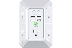 Wall Charger, Surge Protector, QINLIANF